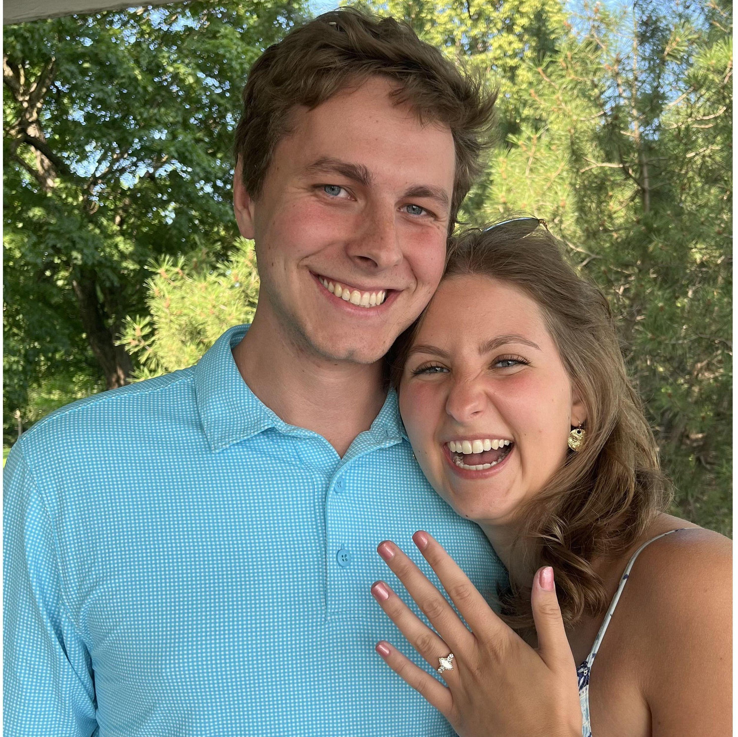 7/18/24: We got engaged! Joe drove up to Minnesota from St. Louis to surprise McKenzie!