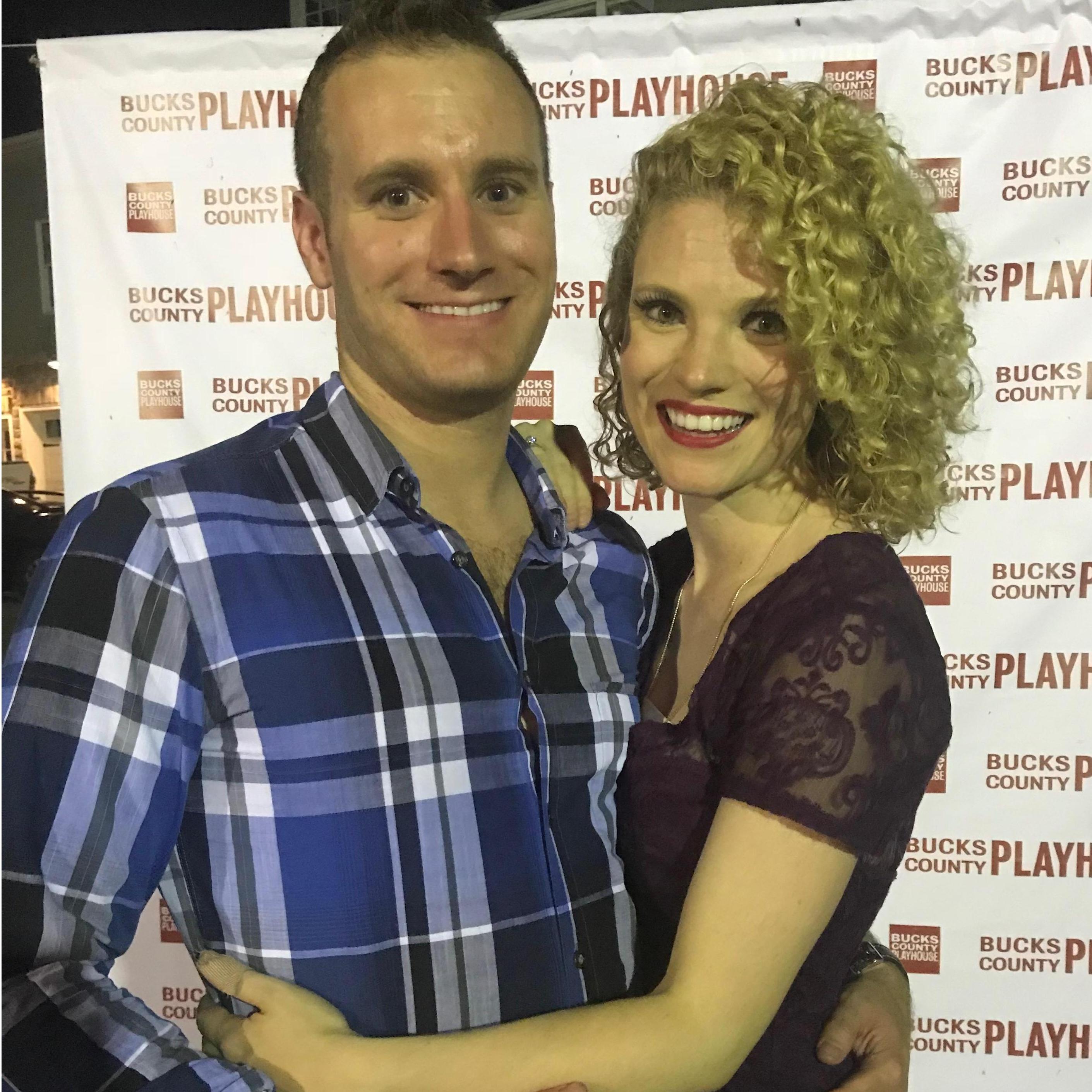 Summer 2019 Seeing my show at the Bucks County Playhouse in New Hope, PA