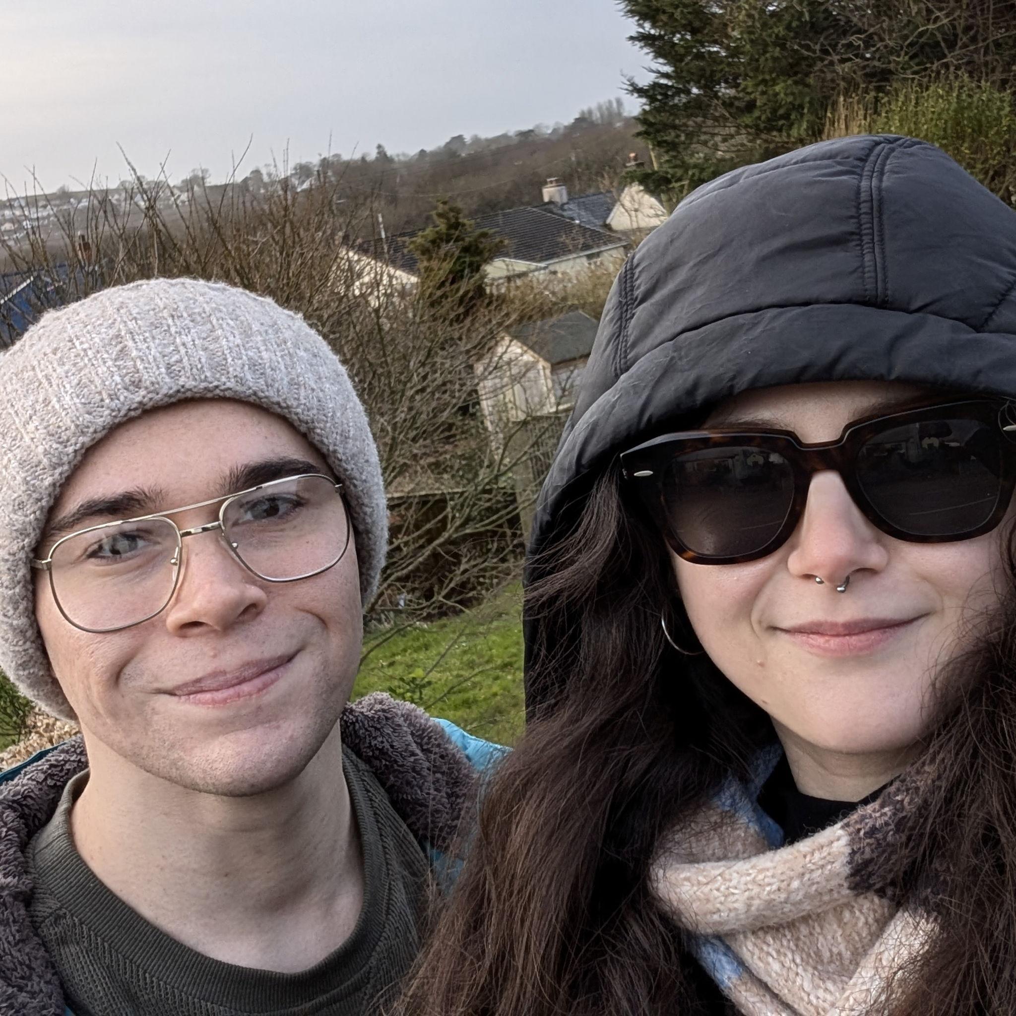 One of our first days in Wales