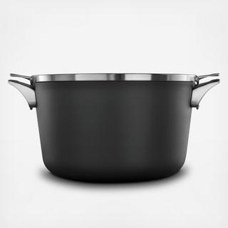 Premier Space Saving Hard Anodized Non-Stick Stock Pot with Cover, 12 qt.