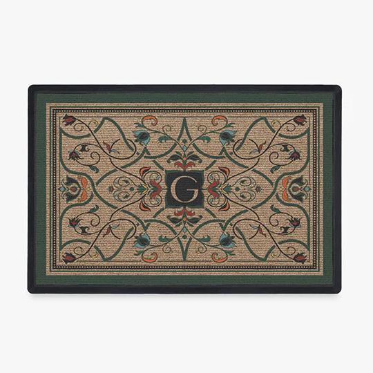 Maeva Monogram Doormat | Ruggable
