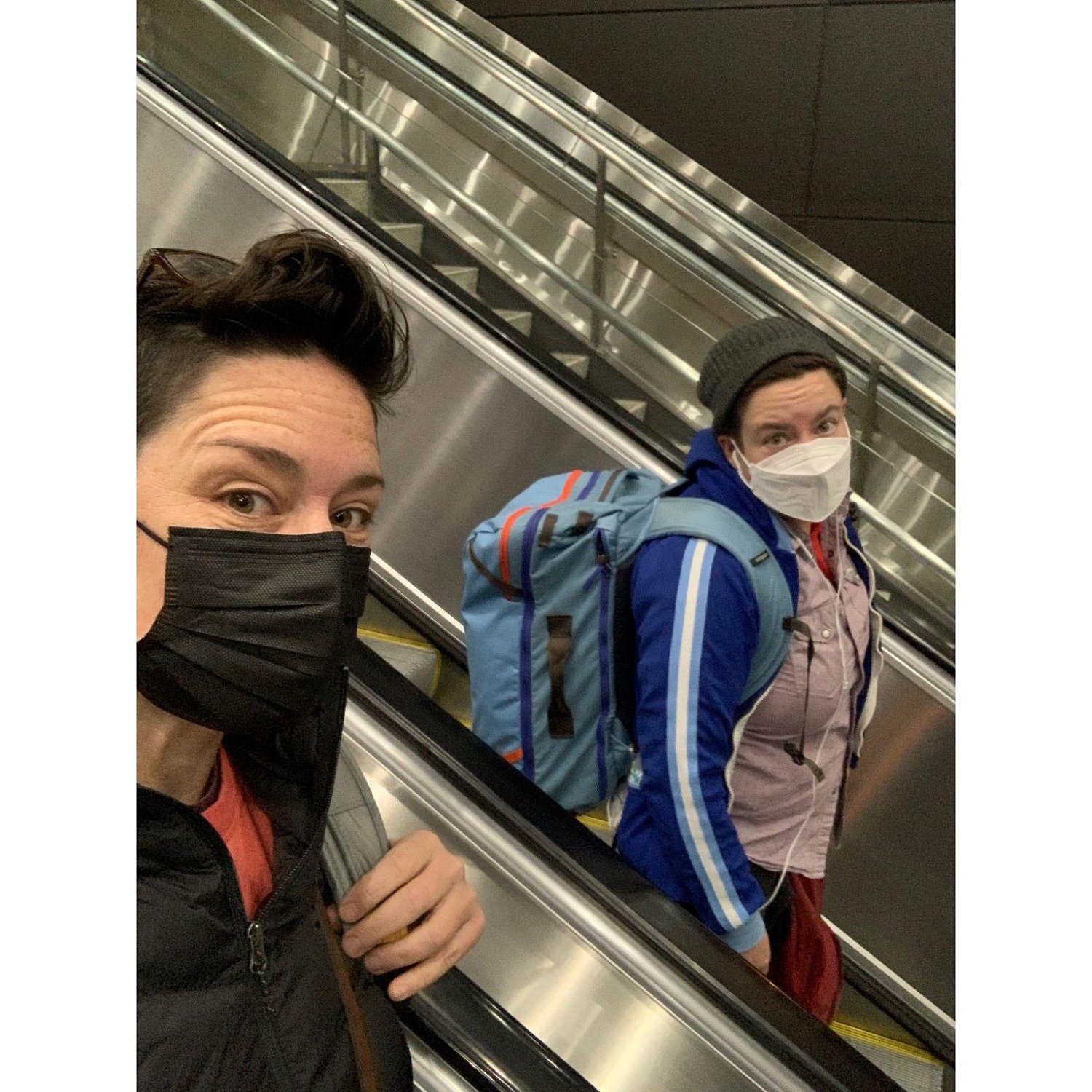 Traveling - something we love to do together.