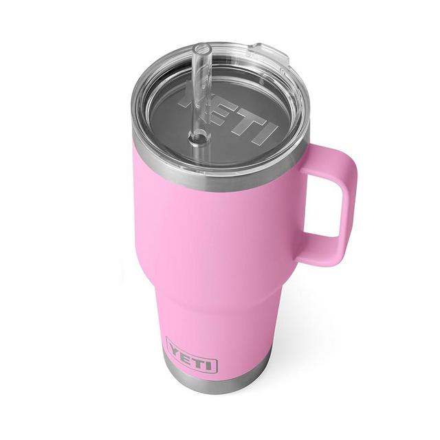 YETI Rambler 35 oz Straw Mug, Vacuum Insulated, Stainless Steel, Power Pink