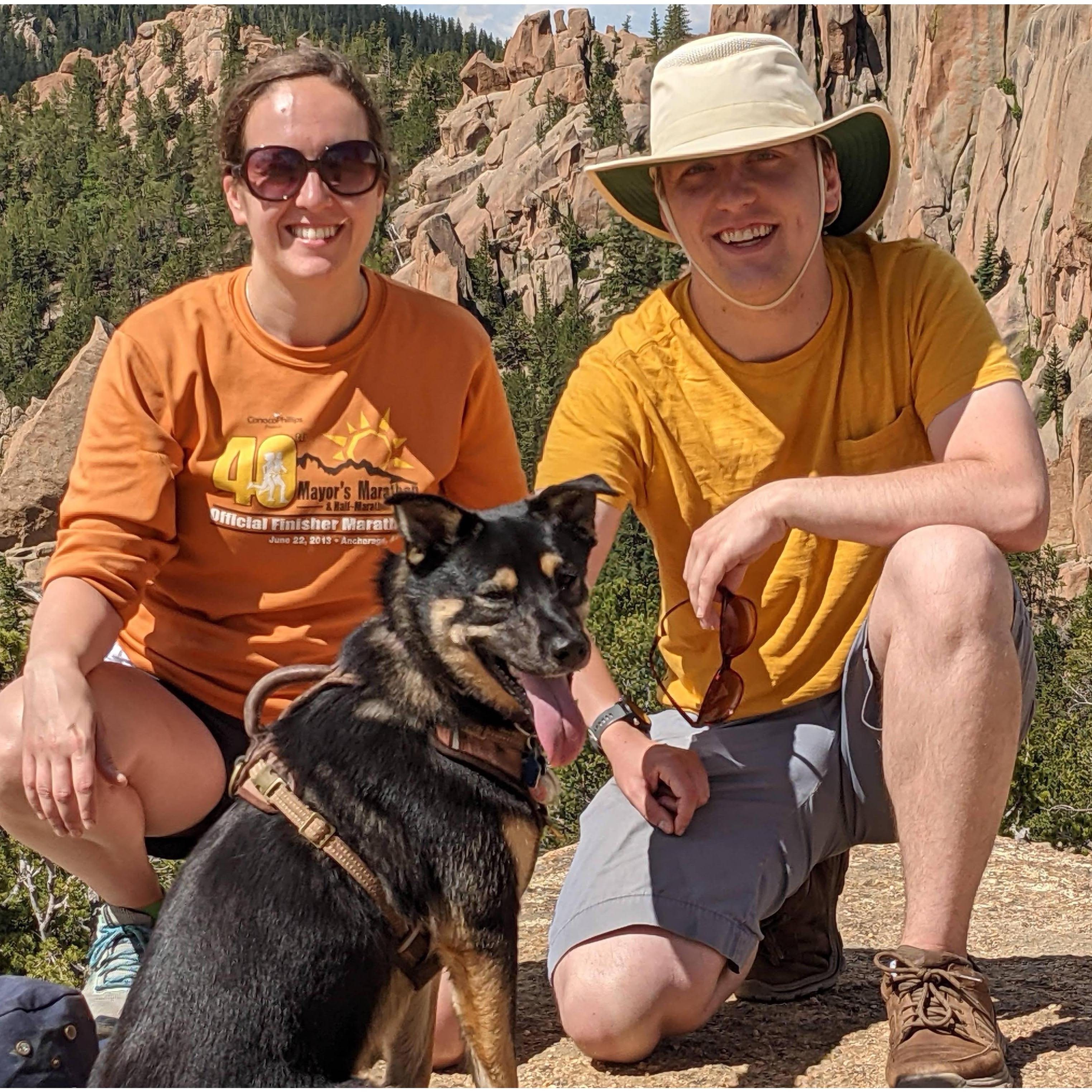At the Crags, Will's favorite hike in Colorado