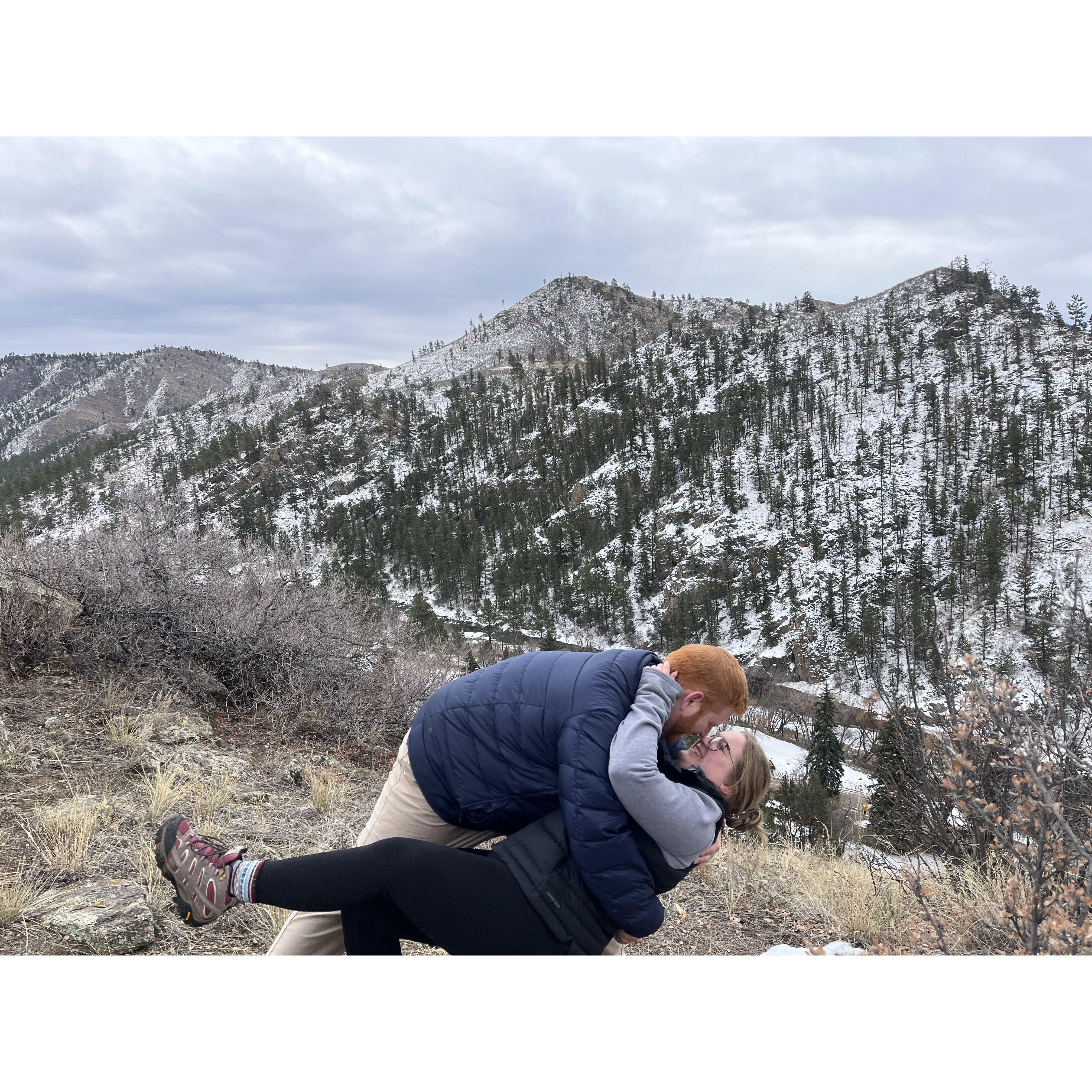 November 23, 2022 - A beautiful hike we did in Poudre Canyon, Colorado with (some of) Lauren's family