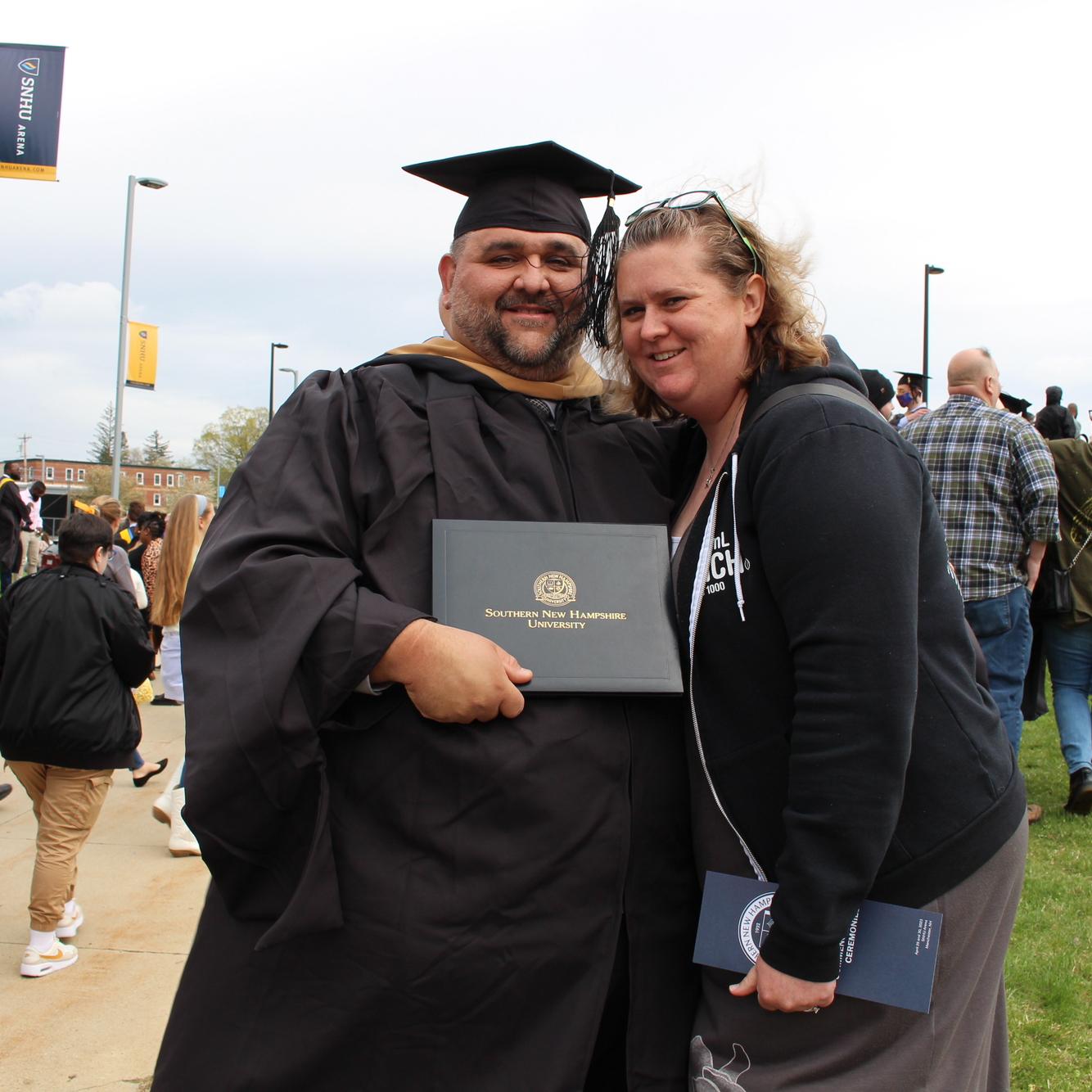 David's Masters graduation Manchester, NH April 2023