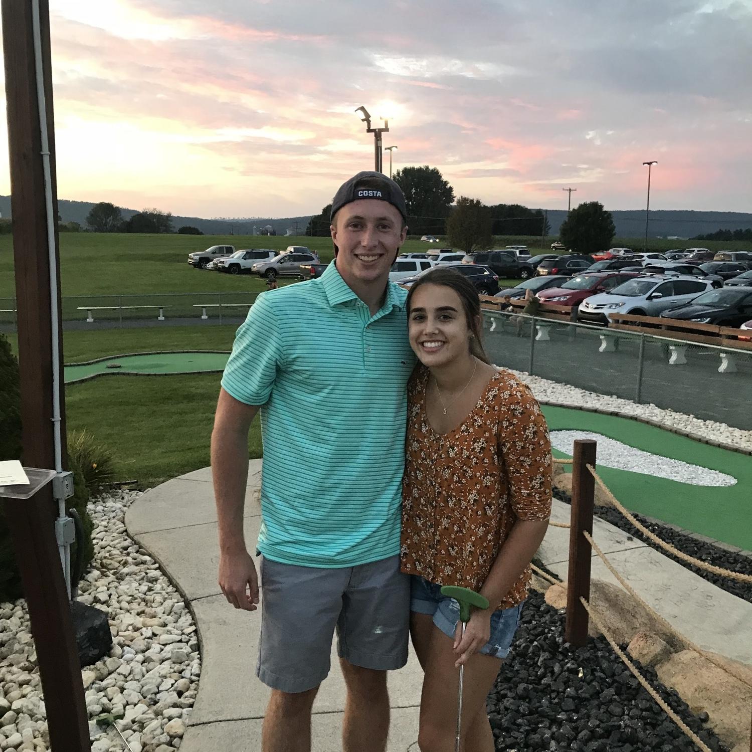 Our first date, 17 years old- mini golf!