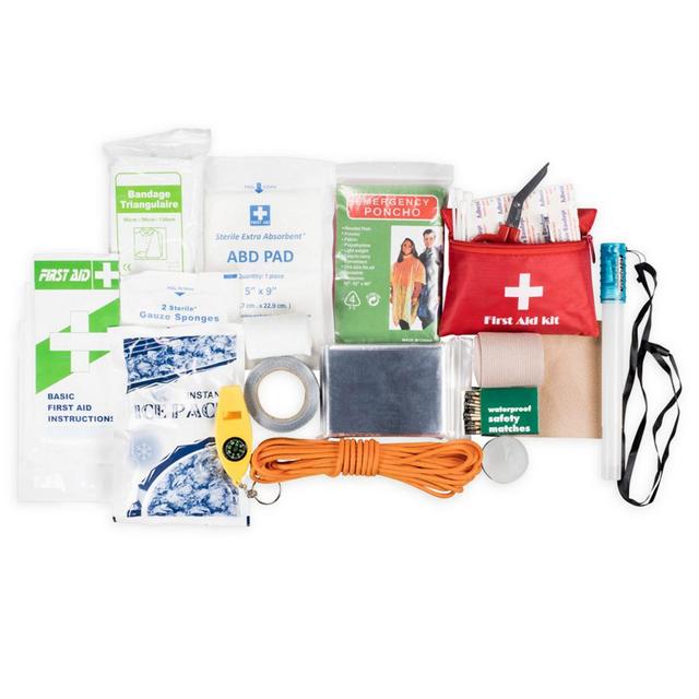 Life Gear® 130-Piece Dry Bag First Aid and Survival Kit