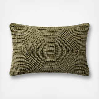 Textured Neutral Throw Pillow