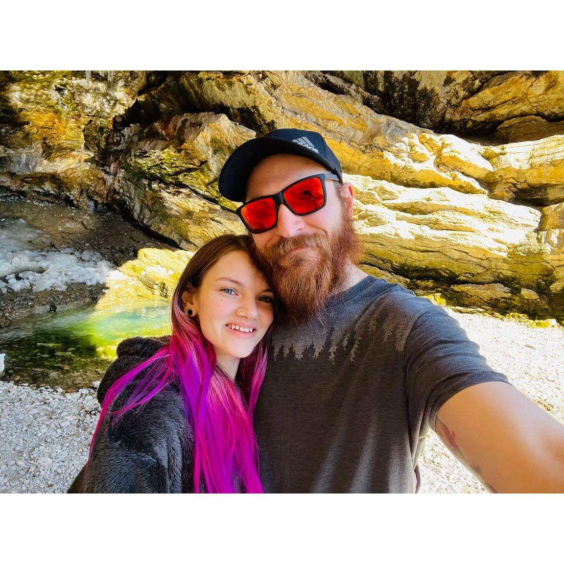 One of our many outdoor adventures