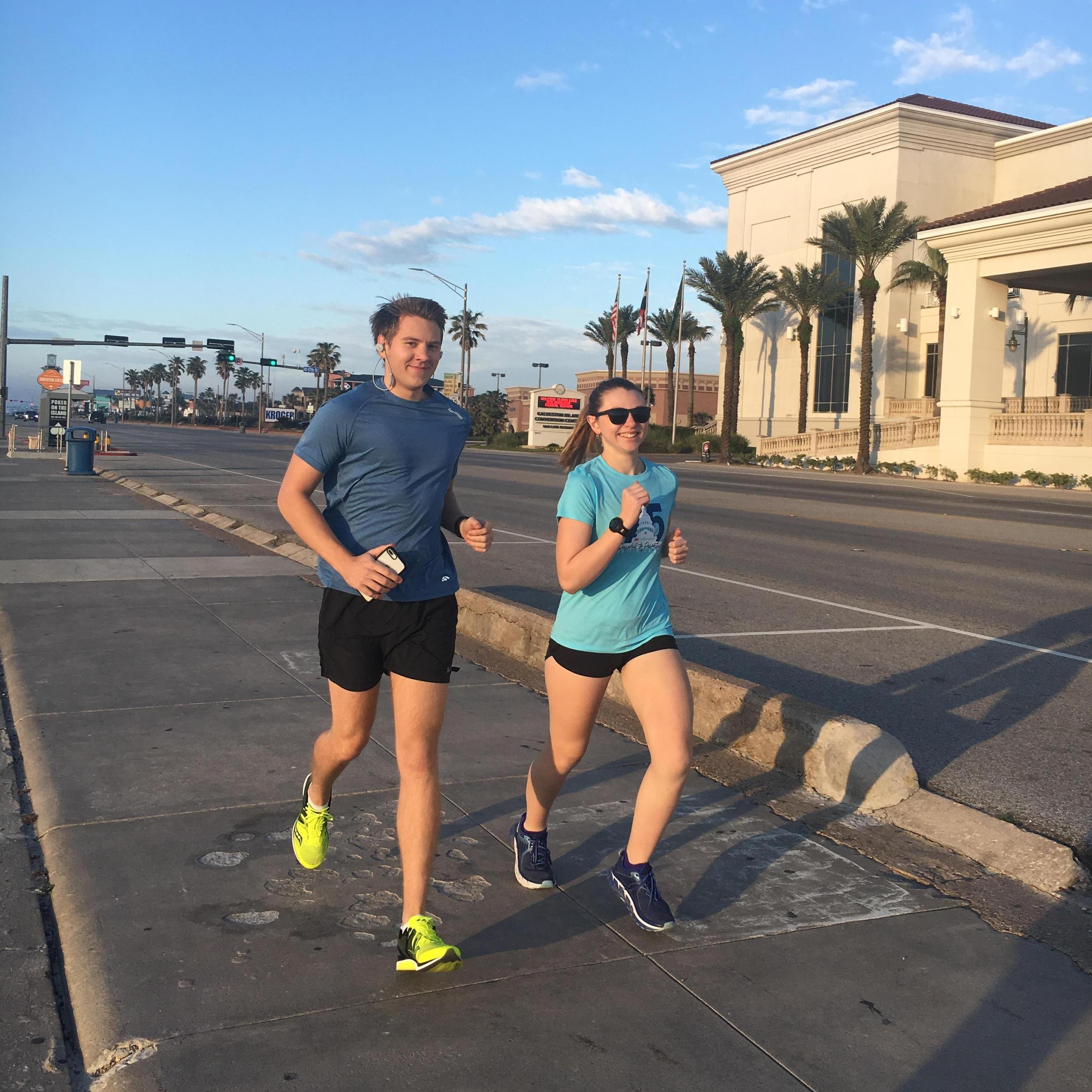 Running the Galveston Seawall