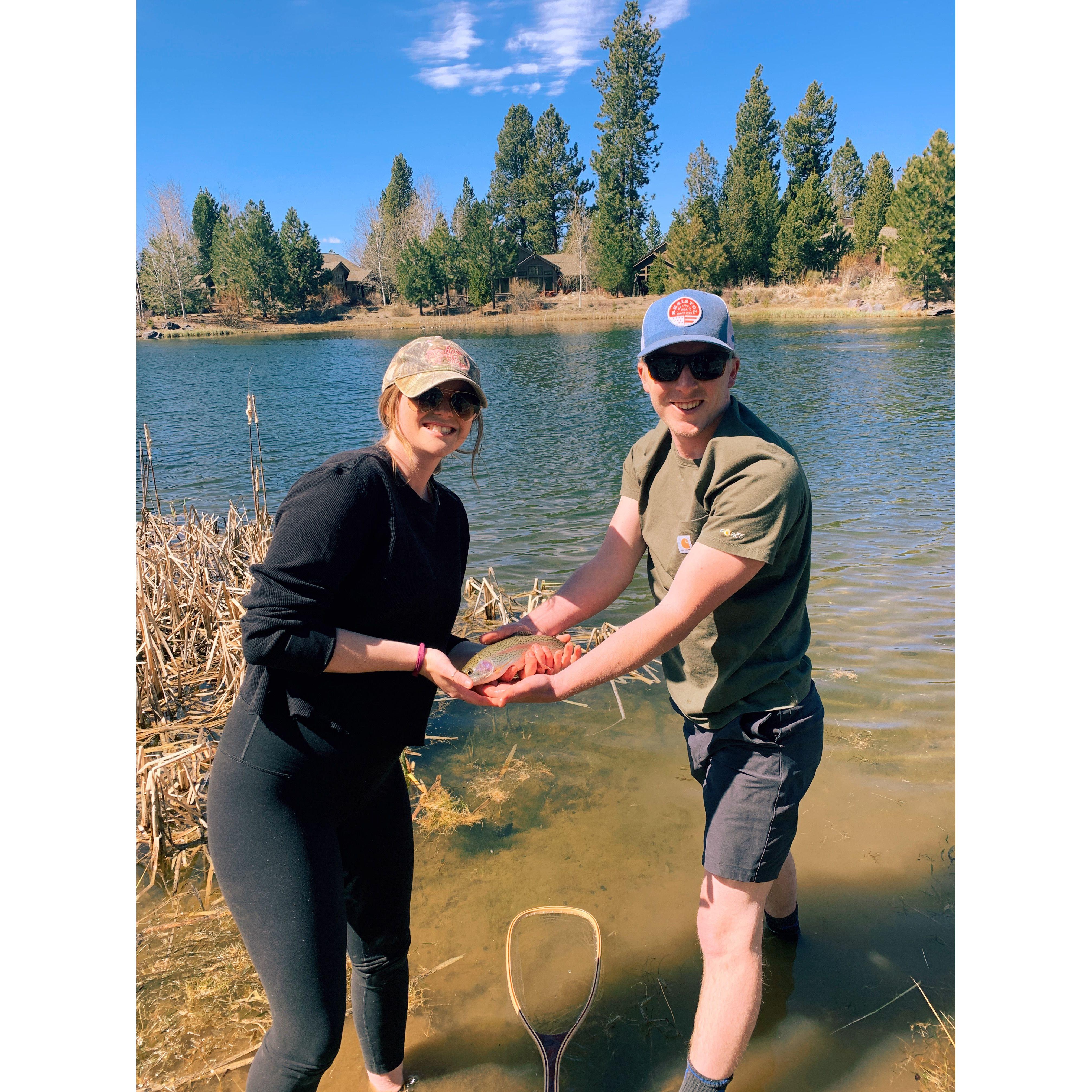 Fishing in Sunriver
