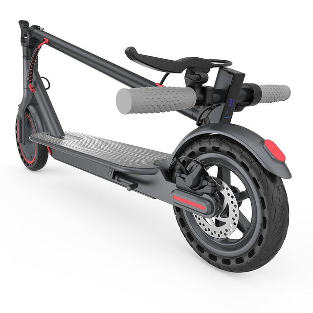 Roinside Electric Scooter - 8.5"/10''/14'' Solid Tires, 350W/500W Motor, Up to 19/22MPH& 16/21/23/24Miles Long-Range Portable Commuting Scooter for Adults with Double Braking System, App