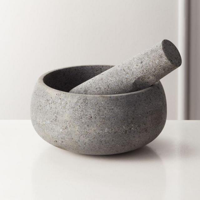 River Stone Mortar And Pestle