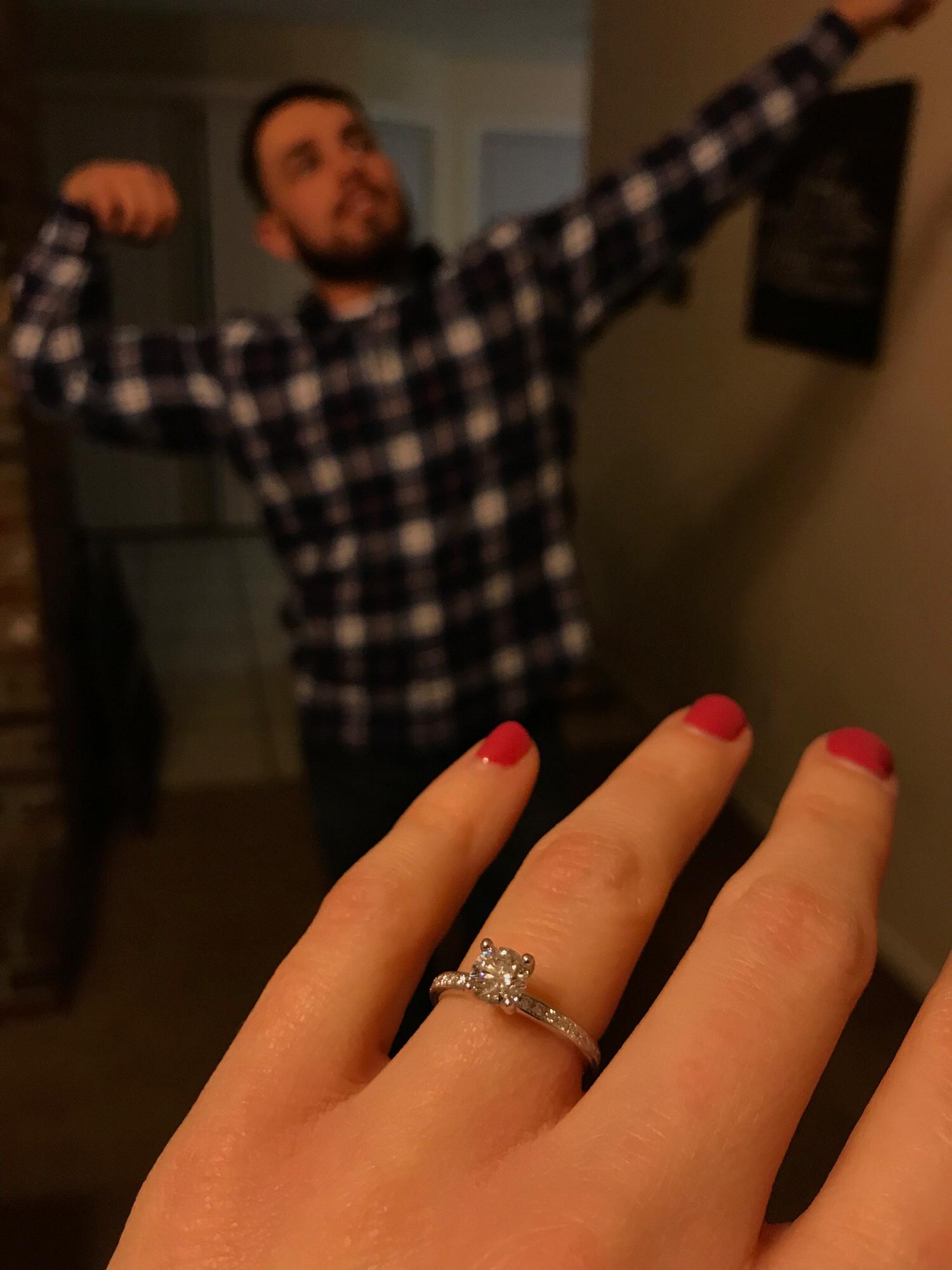 She said YES!