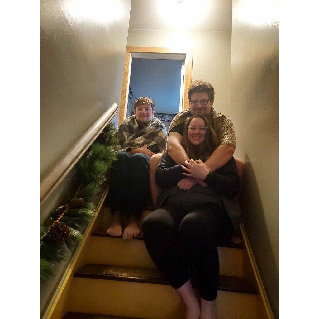 The last Christmas morning as a not married couple!