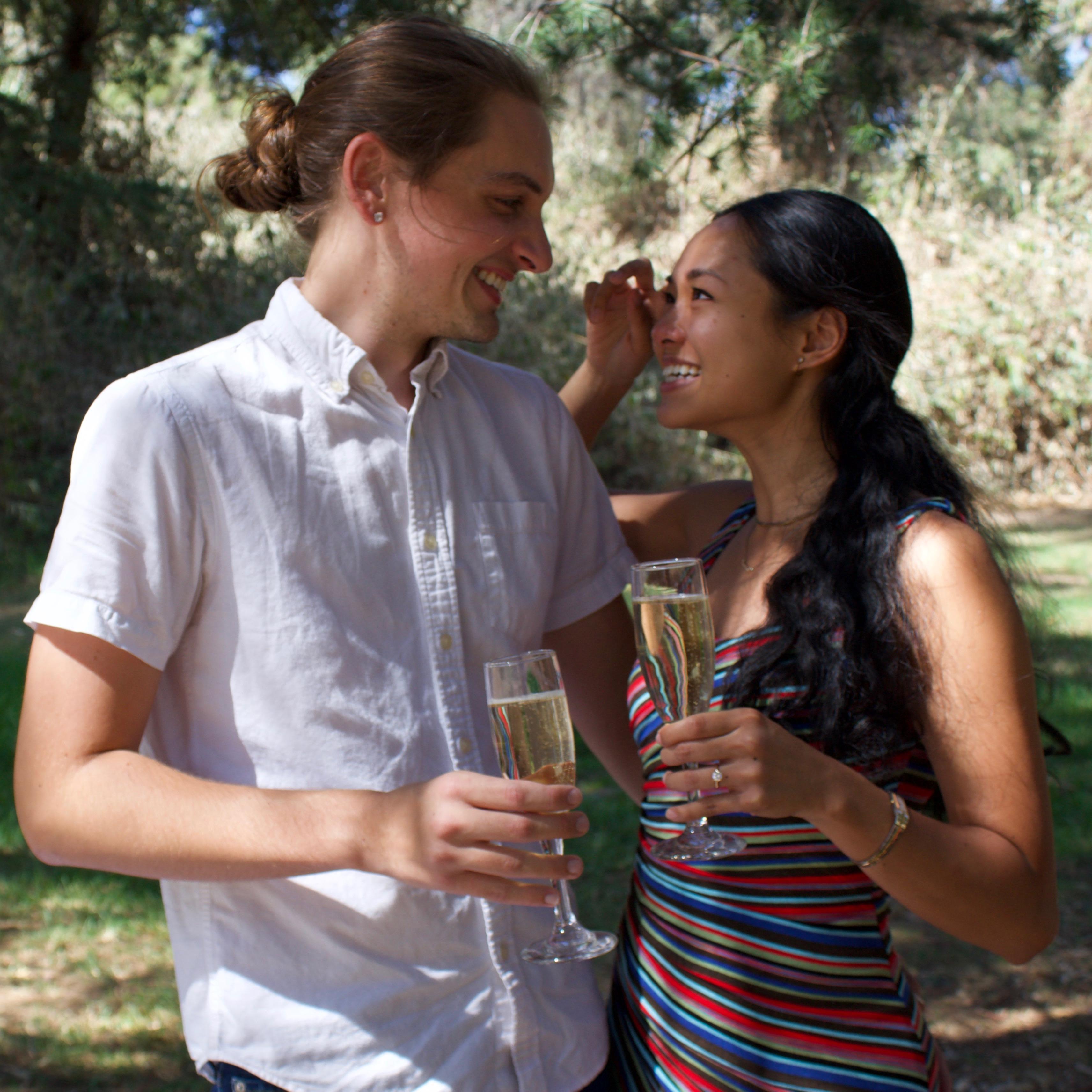 Engagement photos captured by Andrea Ordaz