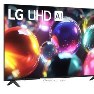 Open Box LG - 65” Class UA7050 Series LED AI 4K UHD Smart webOS TV