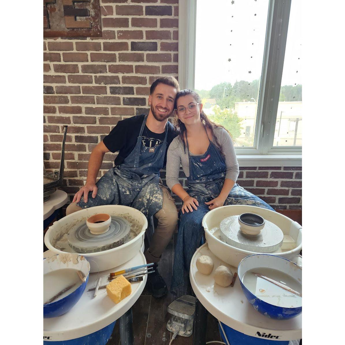 Our first date as officially boyfriend and girlfriend.