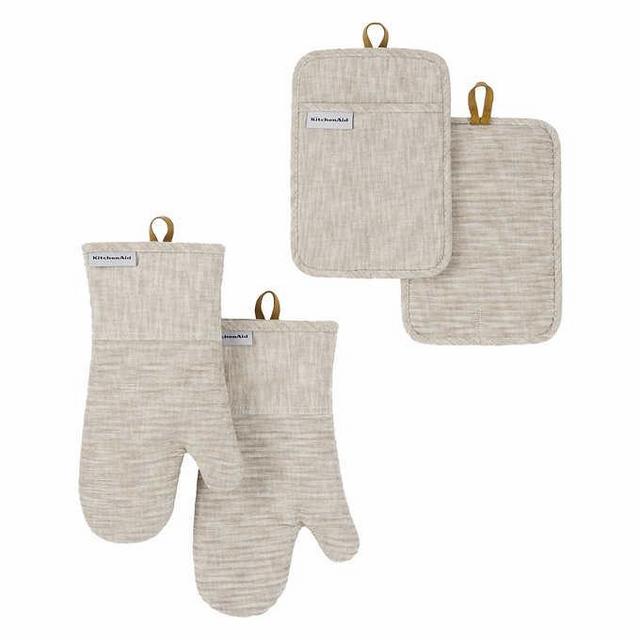 KitchenAid 4-piece Silicone Oven Mitt Set