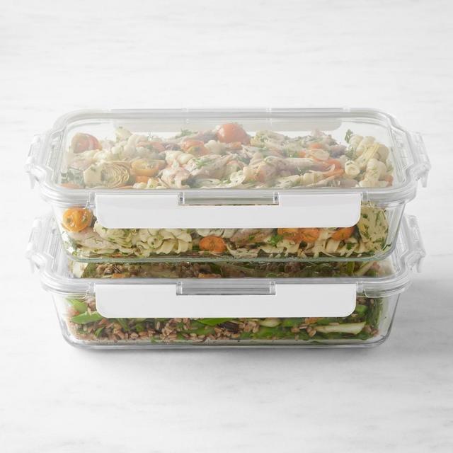 Hold Everything Glass Lunch Containers, Large, Set of 2