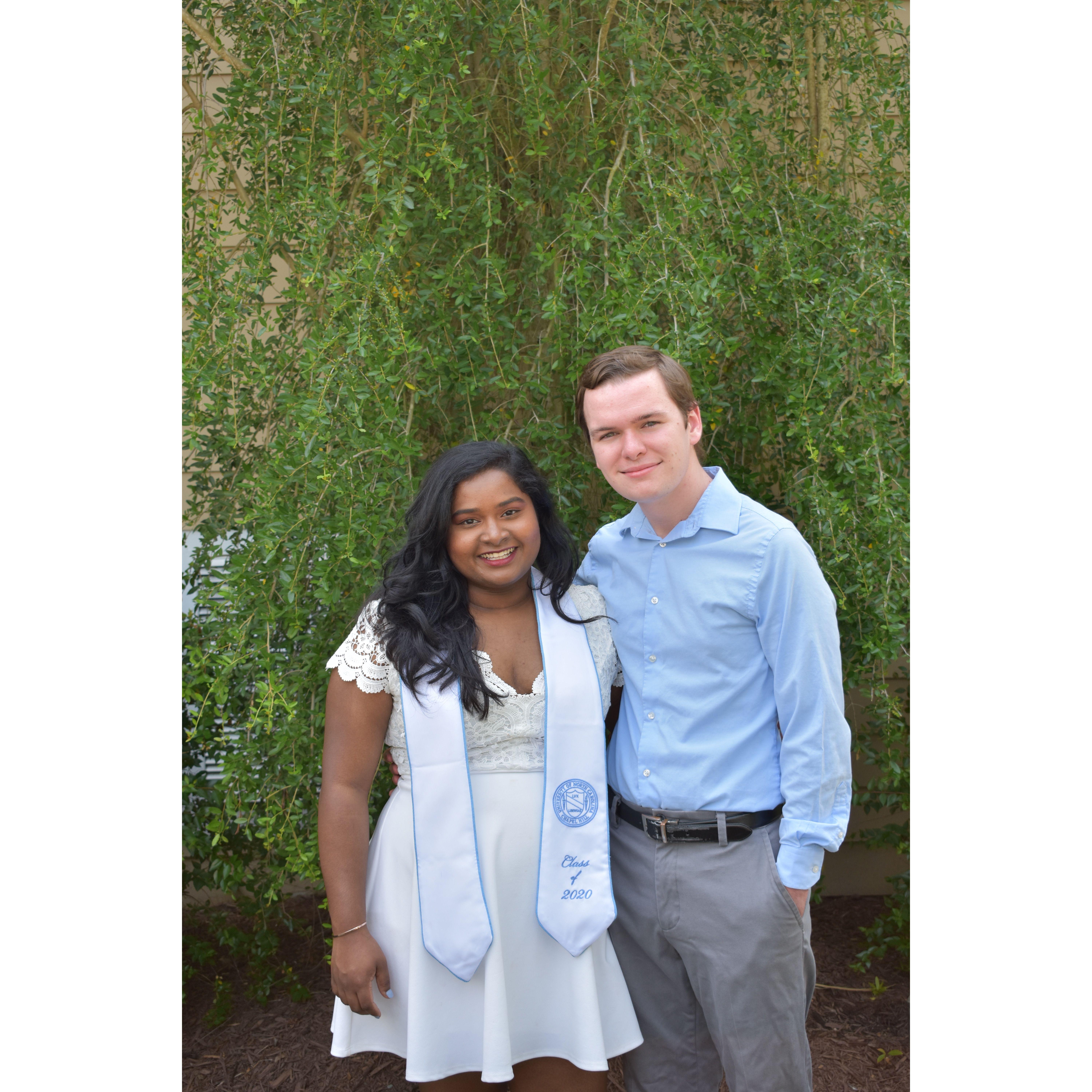Meenu's graduation from UNC!