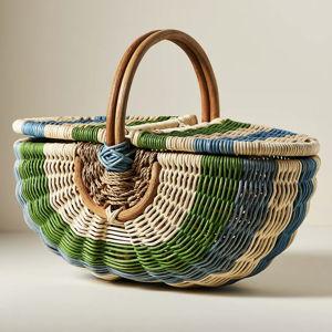 Nina Handwoven Picnic Basket