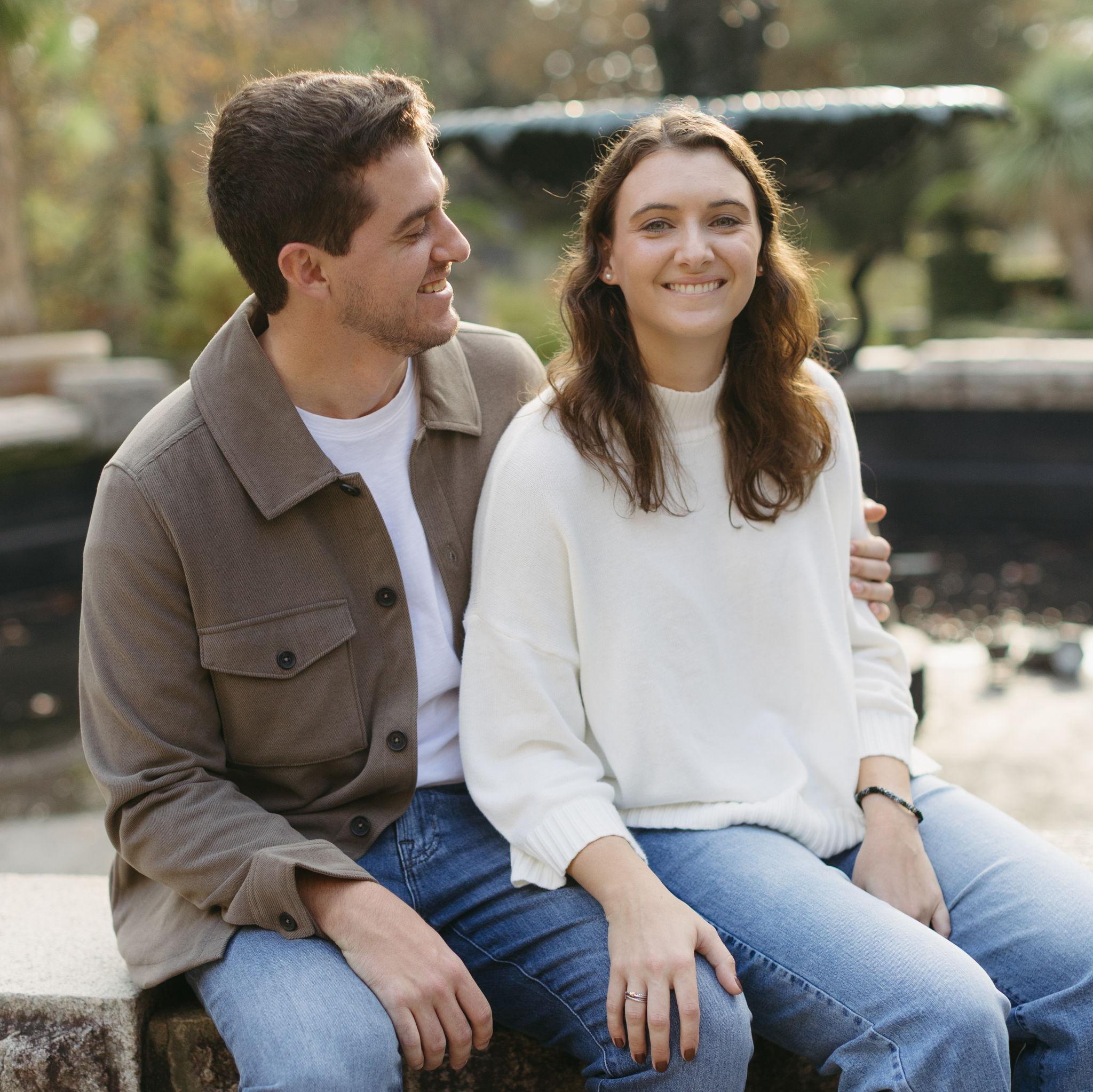 November 2025 - our engagement shoot at Duke Gardens!