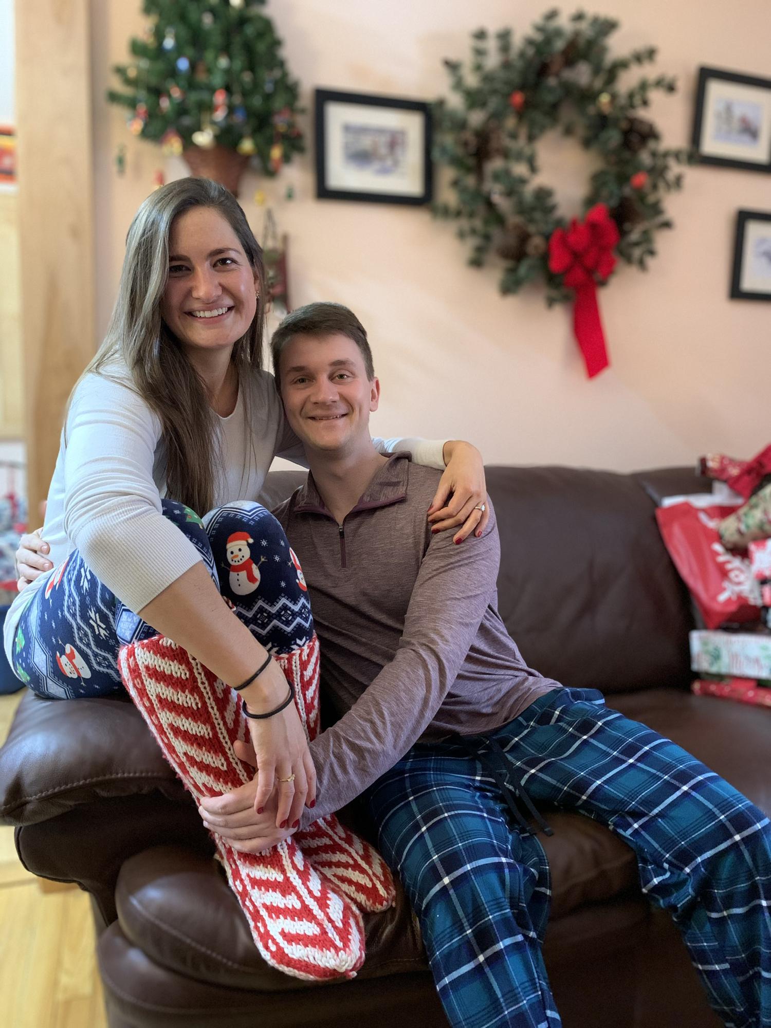 Christmas morning smiles