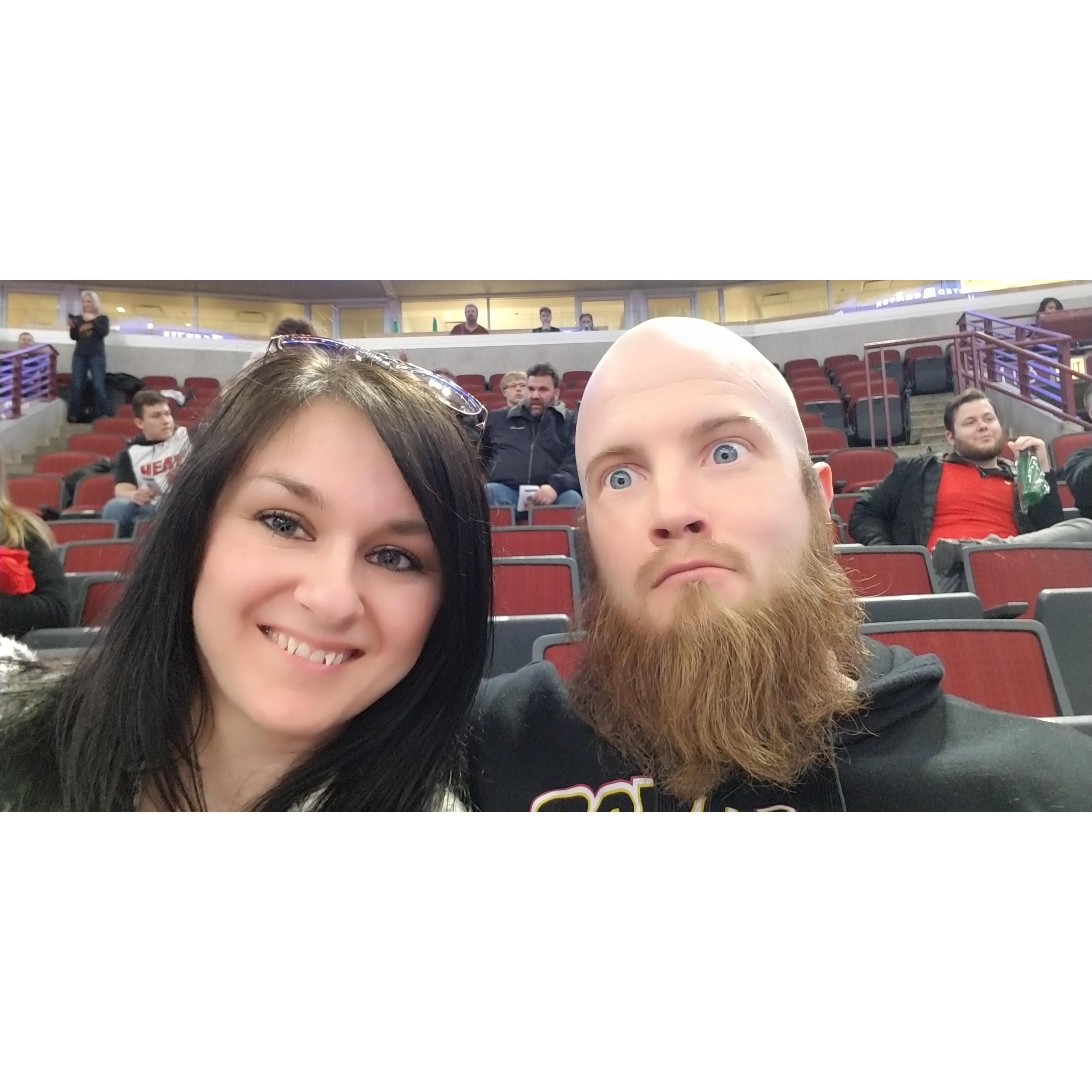 Our first NBA game. Cleveland Cavliers at Chicago Bulls