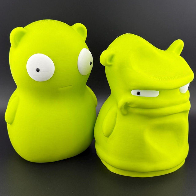 Kuchi Kopi 3D Printed Bob's Burgers Inspired Fan Art, Louise Belcher Inspired Fan Art Decor