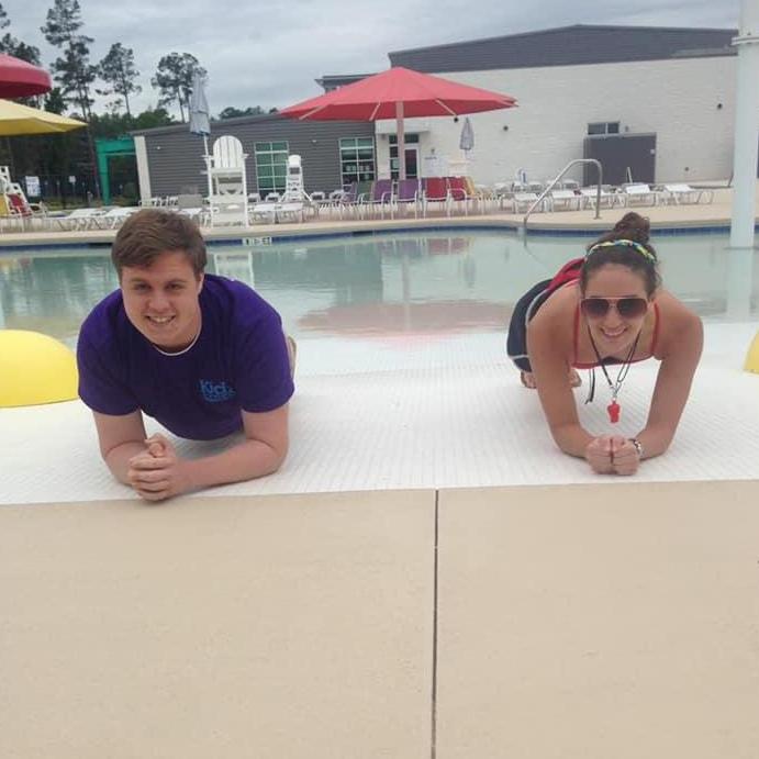 When we both were lifeguards!