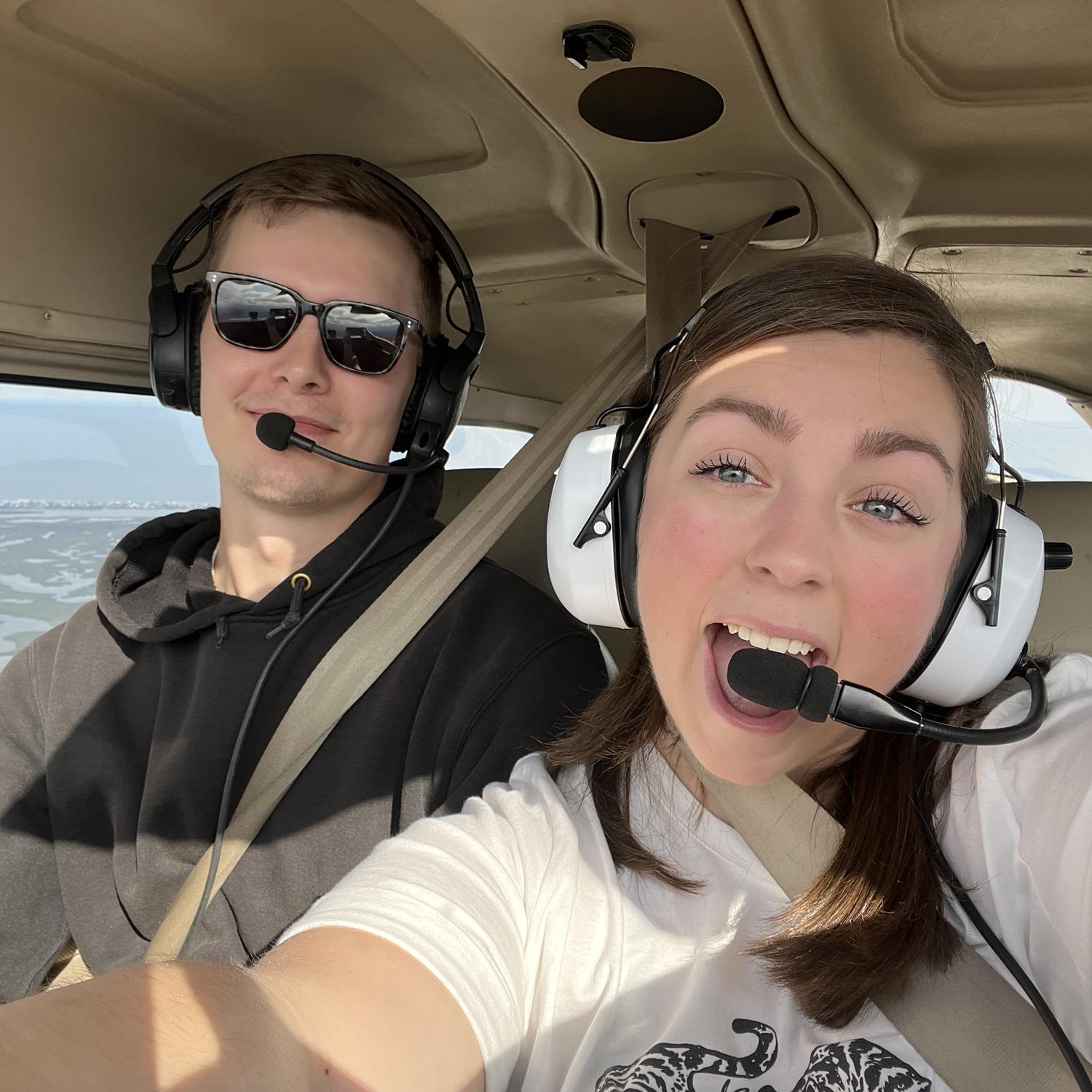 First time flying together.