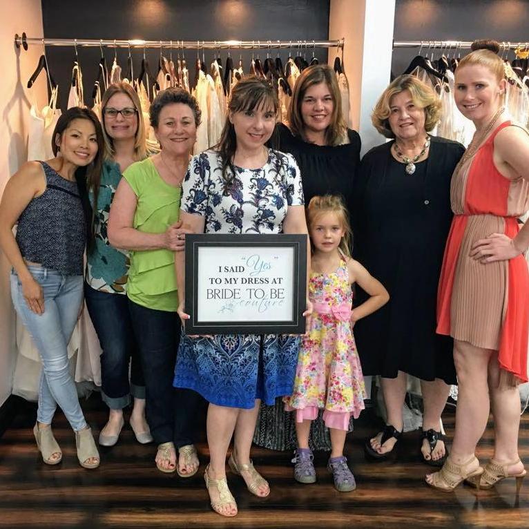 She said yes to the dress!