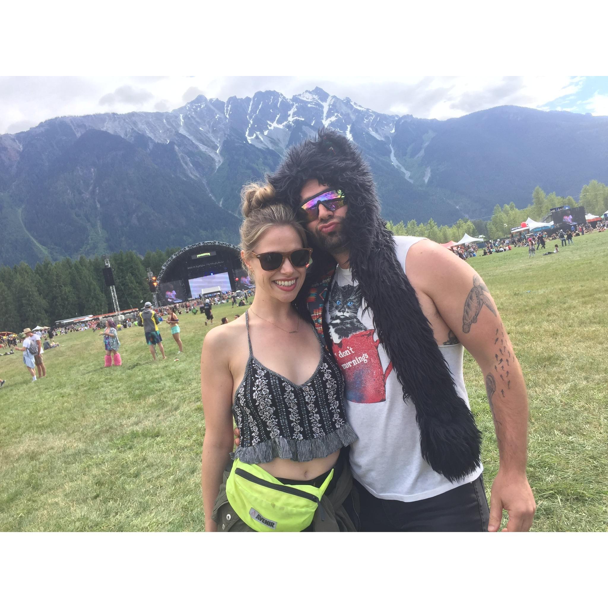 We also go to Festivals. This one was in Canada.