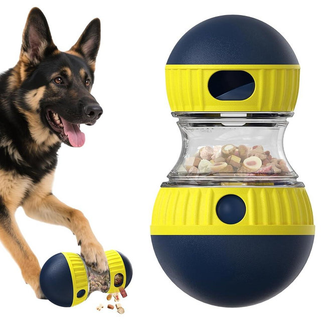 TLKNG Extra-Large Size Dog Enrichment Toy for Medium/Large Aggressive Chewer Breed Dogs Treat Dispenser Ball & Food Dispensing Toys & Puzzles Slow Feeder & Mental Stimulation,Ultimate Boredom Buster