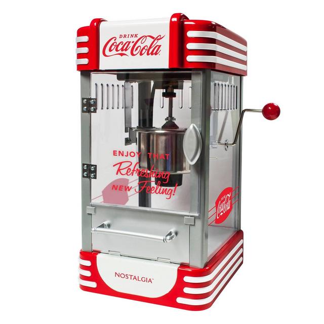 Nostalgia Coca-Cola Kettle Popcorn Maker RKP730CK - Red