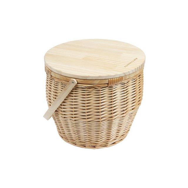 Round Picnic Cooler Basket