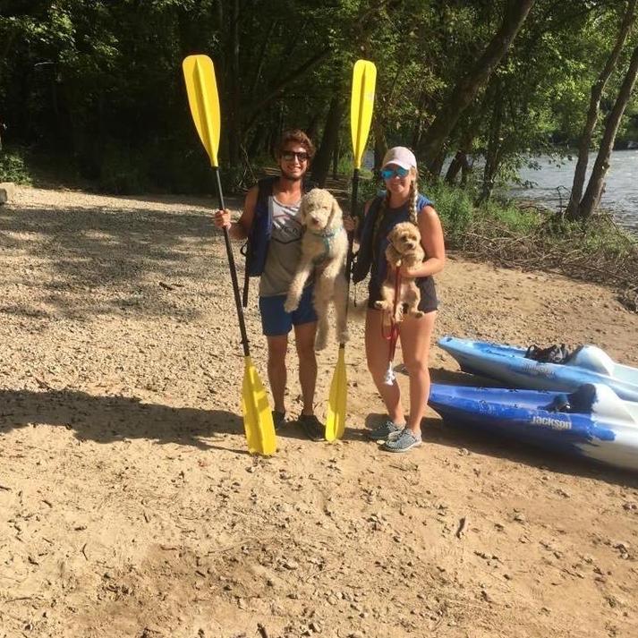 Howie and Melvin's kayak trip.