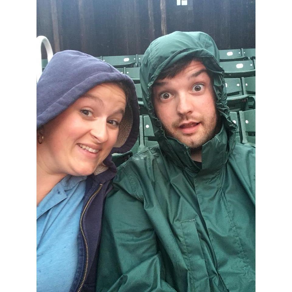 Shakespeare in the Park (and in the rain). Delacorte Theater, Central Park, Summer 2018. We saw a musical version of Twelfth Night!