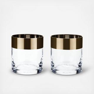 Admiral Rimmed Tumbler, Set of 2