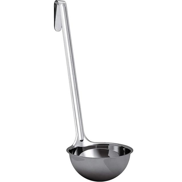 Zulay (12 inch) Stainless Steel Soup Ladle - Durable Rust Proof  Soup Ladle With Ergonomic Handle - Soup Serving Spoon Ladles For Cooking,  Gravy, Sauces, and More: Home & Kitchen
