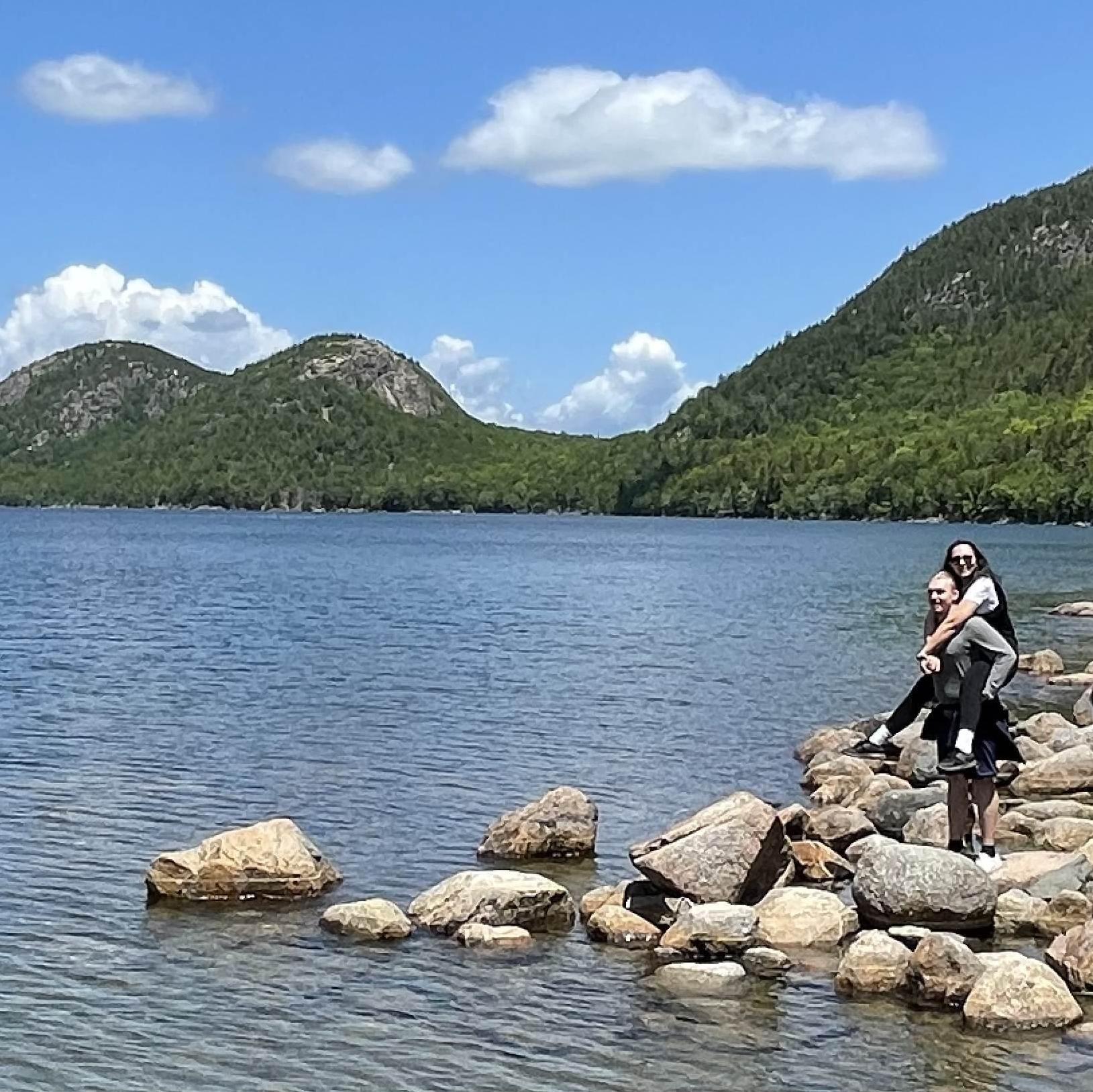 The best man took this photo while we were in Acadia National Park!