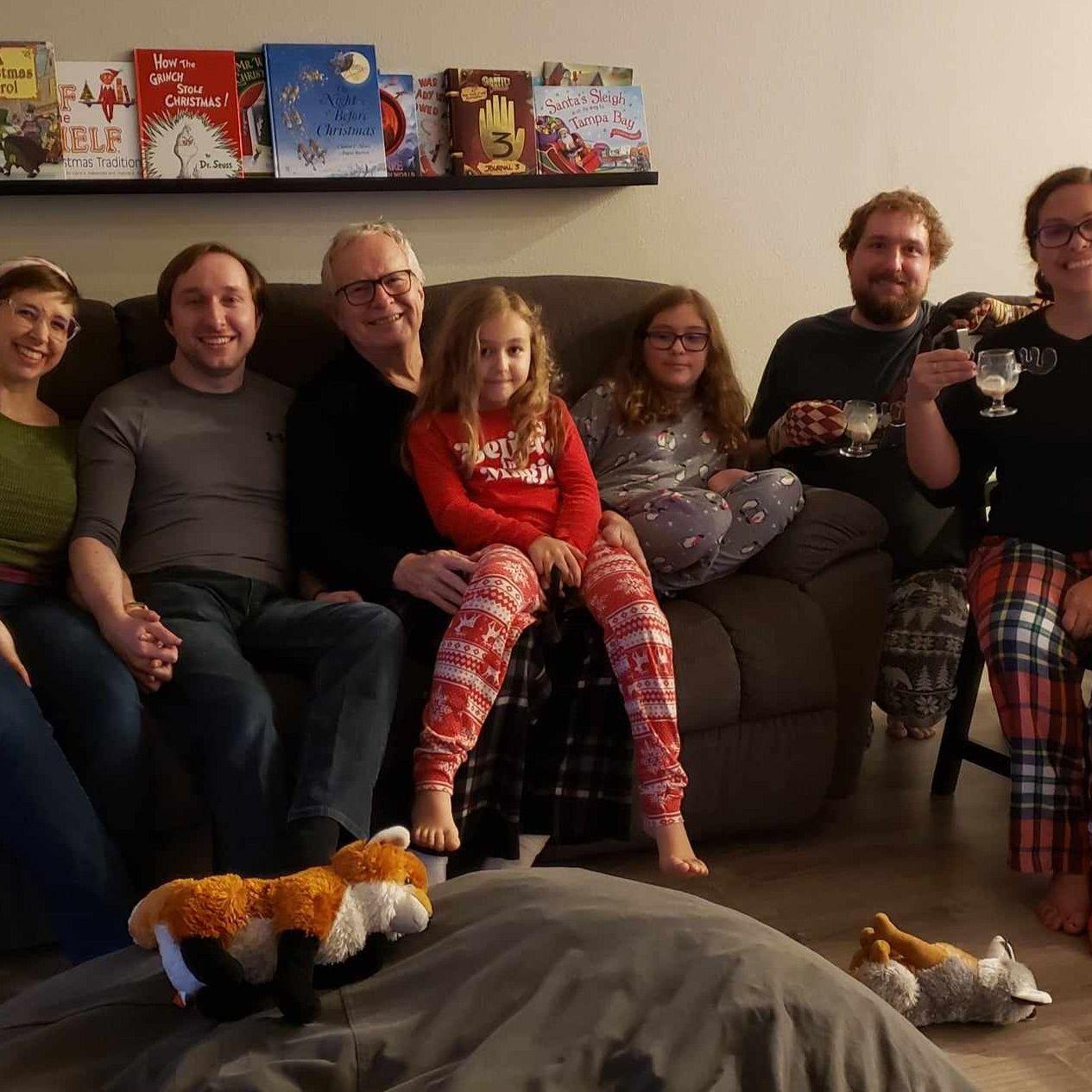 Dec 2023: Erin visits Brian's family for Christmas in Florida.