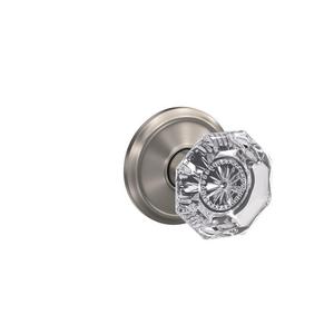 Custom Alexandria Satin Nickel Alden Trim Combined Interior Glass Door Knob