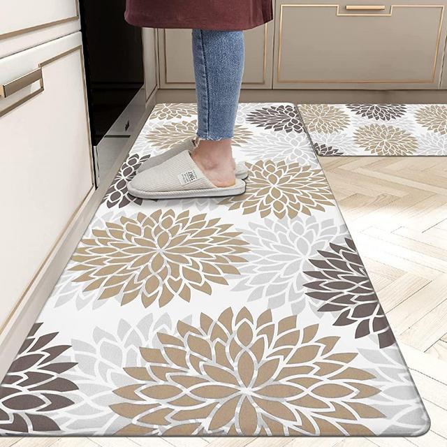 Ottomanson Loop Carpet Weather Resistant Scraper Doormat, Charcoal