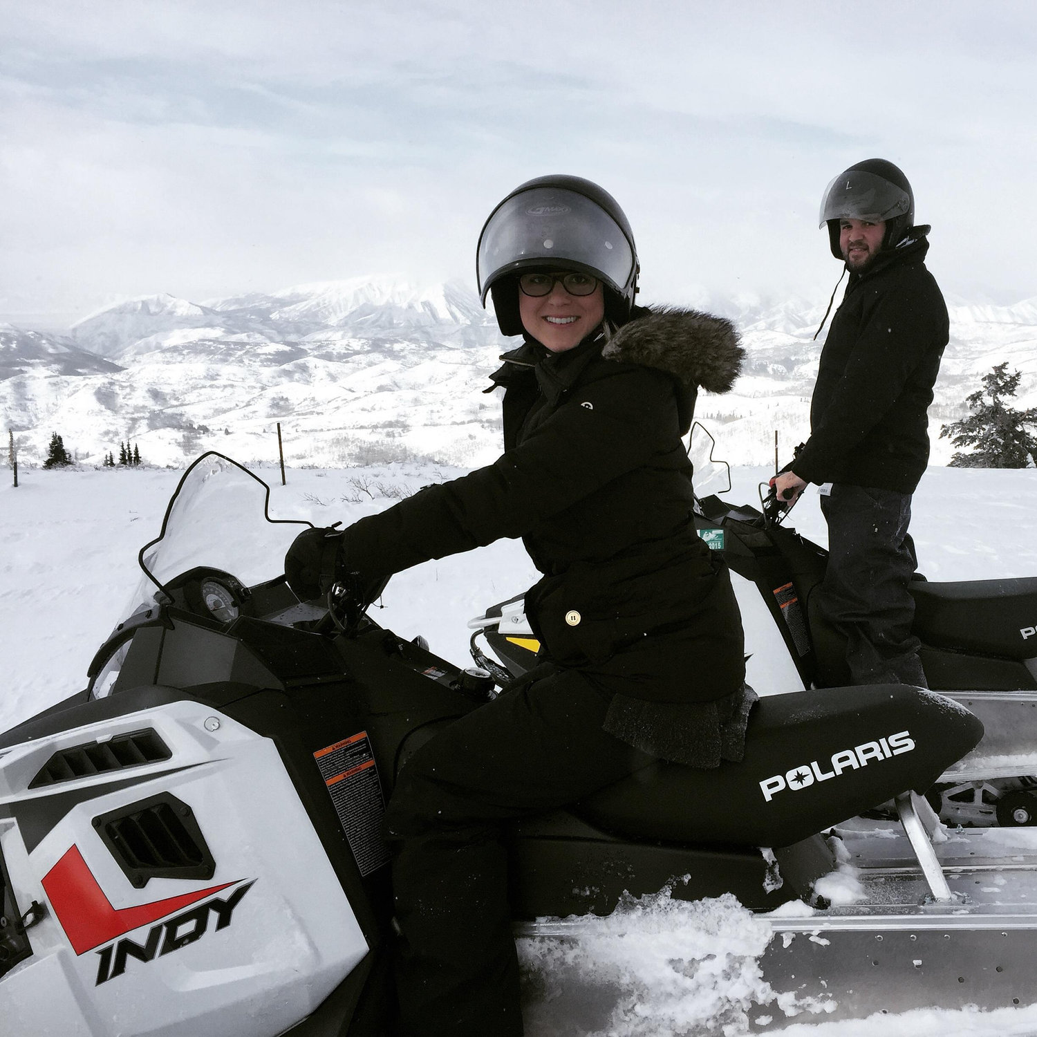 Our first trip to the snow - Utah 1/3/15