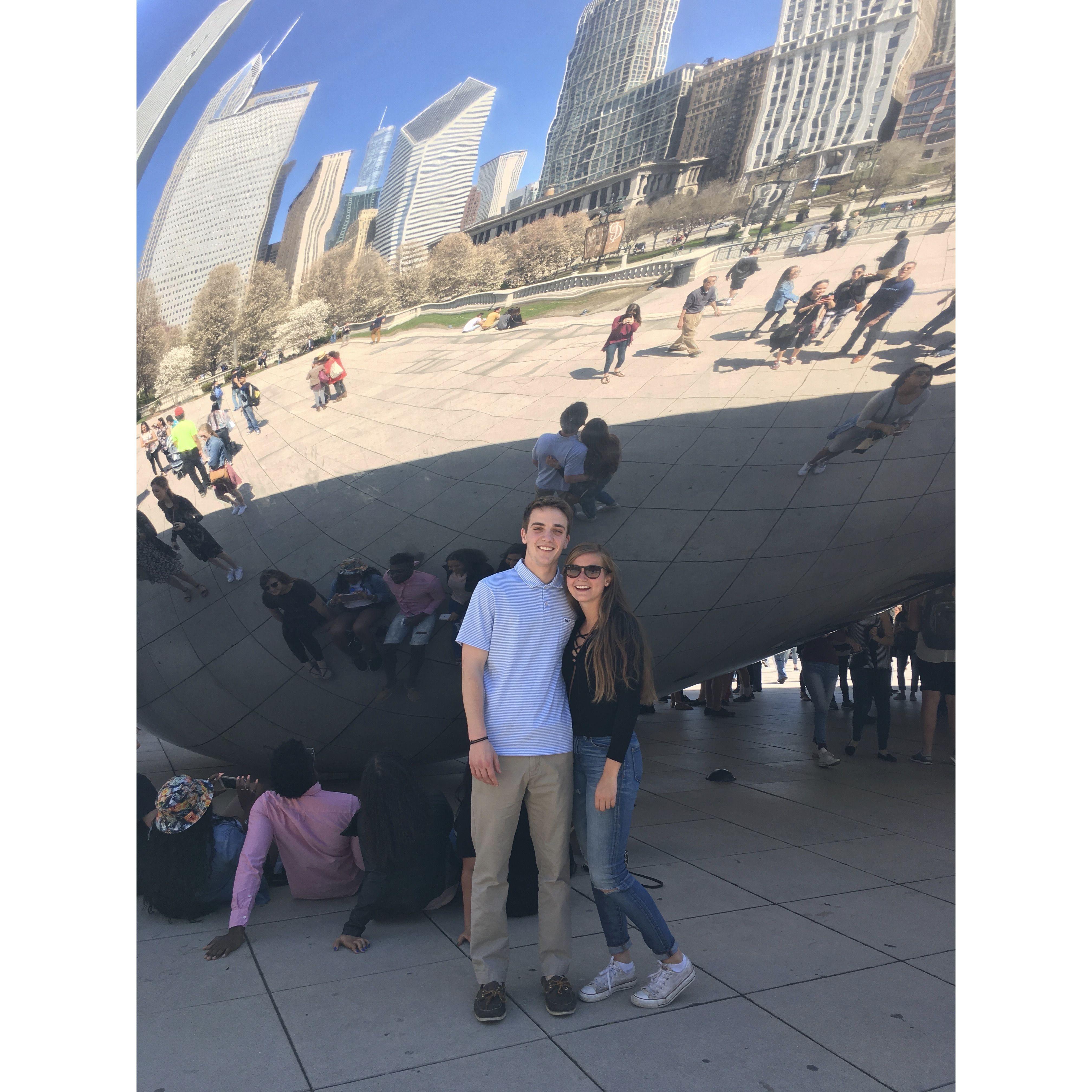 Freshman Year and first time in Chicago together