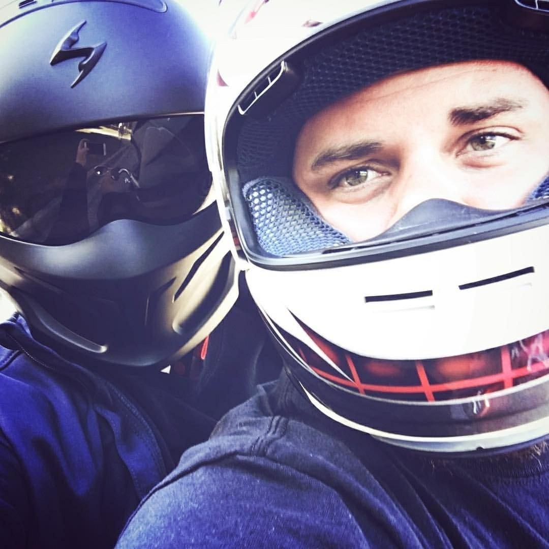 On the bike