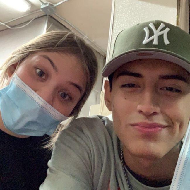 Our first ever picture together was at Pete's during covid!